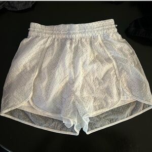 Lululemon | Find Your Flock | White Athletic Shorts Lightweight Moisture-Wicking